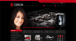 Desktop Screenshot of cerion.biz